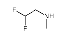 2,2-difluoro-N-methylethanamine Structure