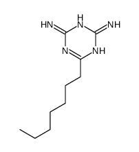 6-heptyl-1,3,5-triazine-2,4-diamine结构式