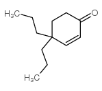 4,4-Dipropylcyclohex-2-enone Structure