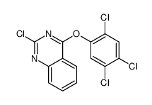 2-chloro-4-(2,4,5-trichlorophenoxy)quinazoline结构式