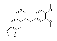 8-[(3,4-dimethoxyphenyl)methyl]-[1,3]dioxolo[4,5-g]isoquinoline结构式