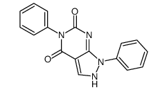 1,5-diphenyl-2H-pyrazolo[3,4-d]pyrimidine-4,6-dione结构式