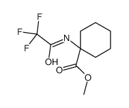 methyl 1-[(2,2,2-trifluoroacetyl)amino]cyclohexane-1-carboxylate结构式
