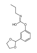 [3-(1,3-dioxolan-2-yl)phenyl] N-propylcarbamate Structure