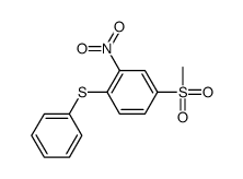 4-methylsulfonyl-2-nitro-1-phenylsulfanylbenzene Structure