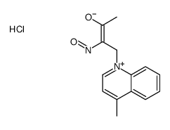 3-hydroxyimino-4-(4-methylquinolin-1-ium-1-yl)butan-2-one,chloride结构式