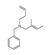 N-benzyl-N-but-3-enyl-2-methylbut-2-en-1-amine Structure