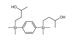 4-[[4-[3-hydroxybutyl(dimethyl)silyl]phenyl]-dimethylsilyl]butan-2-ol Structure