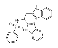 Benzenesulfonamide,N-[1,2-bis(1H-benzimidazol-2-yl)ethyl]- picture