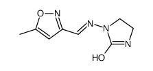 1-[(5-methyl-1,2-oxazol-3-yl)methylideneamino]imidazolidin-2-one Structure