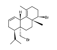 (1S)-1,2,3,4bβ,7,8,8a,9,10,10a-Decahydro-1β-bromo-8aα-(bromomethyl)-4,10aβ-dimethyl-8β-(1-methylethyl)phenanthrene结构式