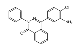 4-(3-amino-4-chlorophenyl)-2-phenylphthalazin-1-one Structure