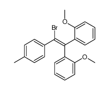 1-[1-bromo-2,2-bis(2-methoxyphenyl)ethenyl]-4-methylbenzene Structure