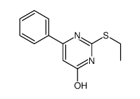 2-ethylsulfanyl-6-phenyl-1H-pyrimidin-4-one结构式