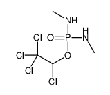 N-[methylamino(1,2,2,2-tetrachloroethoxy)phosphoryl]methanamine结构式