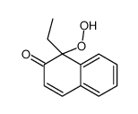 1-ethyl-1-hydroperoxynaphthalen-2-one Structure