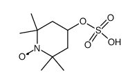 4-sulfonatooxy-2,2,6,6-tetramethylpiperidine-1-yloxyl结构式