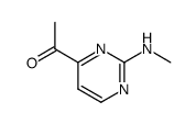 Ethanone, 1-[2-(methylamino)-4-pyrimidinyl]- (9CI) structure