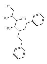 D-Lyxose,bis(phenylmethyl) dithioacetal (9CI) Structure