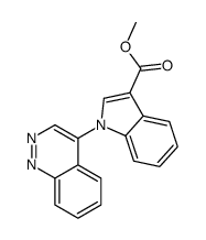 methyl 1-cinnolin-4-ylindole-3-carboxylate结构式