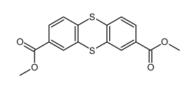 dimethyl thianthrene-2,8-dicarboxylate结构式
