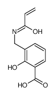 2-hydroxy-3-[(prop-2-enoylamino)methyl]benzoic acid Structure