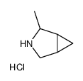 2-Methyl-3-azabicyclo[3.1.0]hexane hydrochloride (1:1)结构式