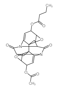 Butanoic acid,8-(acetyloxy)-4,5,8a,9a,9b,10a-hexahydro-5,14-dioxo-1H,8H-4,9c-methano-3,6,9b-[1,2,3]propanetriylbisoxireno[3,4]benzo[1,2-e:2',1'-g][1,4]diazocin-1-ylester (9CI) picture