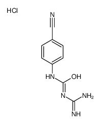1-(4-cyanophenyl)-3-(diaminomethylidene)urea,hydrochloride结构式