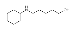 1-Pentanol,5-(cyclohexylamino)-结构式