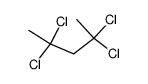 2,2,4,4-tetrachloropentane Structure