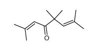 2,5,5,7-tetramethyl-octa-2,6-dien-4-one Structure