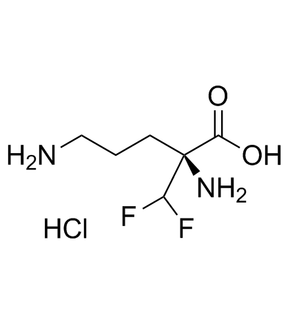 L-Eflornithine monohydrochloride Structure