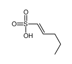 pent-1-ene-1-sulfonic acid Structure