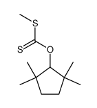 O-(2,2,5,5-Tetramethylcyclopentyl)-S-methyldithiocarbonat Structure