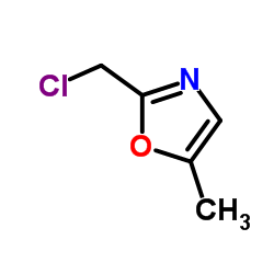 2-(Chloromethyl)-5-methyl-1,3-oxazole结构式