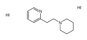 2-(2-piperidin-1-ylethyl)pyridine,dihydroiodide Structure