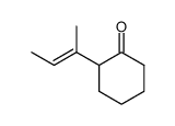 (+/-)-2-(1-methylprop-1-enyl)-cyclohexanone结构式
