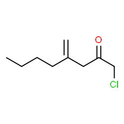 2-Octanone,1-chloro-4-methylene-结构式