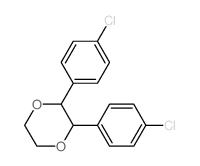 2,3-bis(4-chlorophenyl)-1,4-dioxane structure