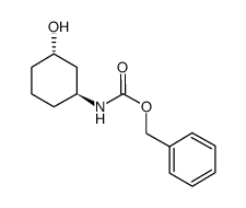 benzyl trans-3-hydroxycyclohexylcarbamate Structure