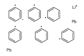 lithium,carbanide,triphenyllead Structure