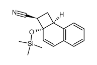 7-cyano-2,3-benzobicyclo[4.2.0]octa-2,4-dien-6-ol trimethylsilyl ether结构式