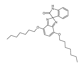 4,7-diheptyloxyspiro(2H-benzimidazoline-2,3'-indolin)-2'-one Structure