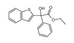 Ethyl (2-Benzo[b]thienyl)phenylglycolate结构式