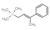 三甲基-((e)-3-苯基-2-丁烯)-硅烷结构式