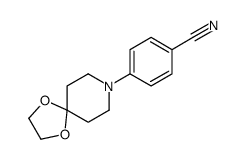 4-(1,4-dioxa-8-azaspiro[4.5]decan-8-yl)benzonitrile structure