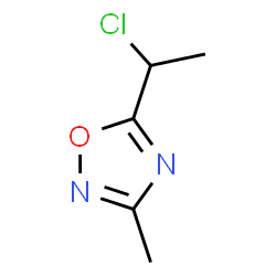 5-(1-Chloroethyl)-3-methyl-1,2,4-oxadiazole structure