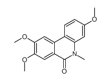 6(5H)-PHENANTHRIDINONE, 3,8,9-TRIMETHOXY-5-METHYL- picture