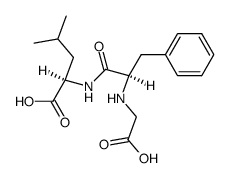 N-carboxymethyl-phenylalanylleucine结构式